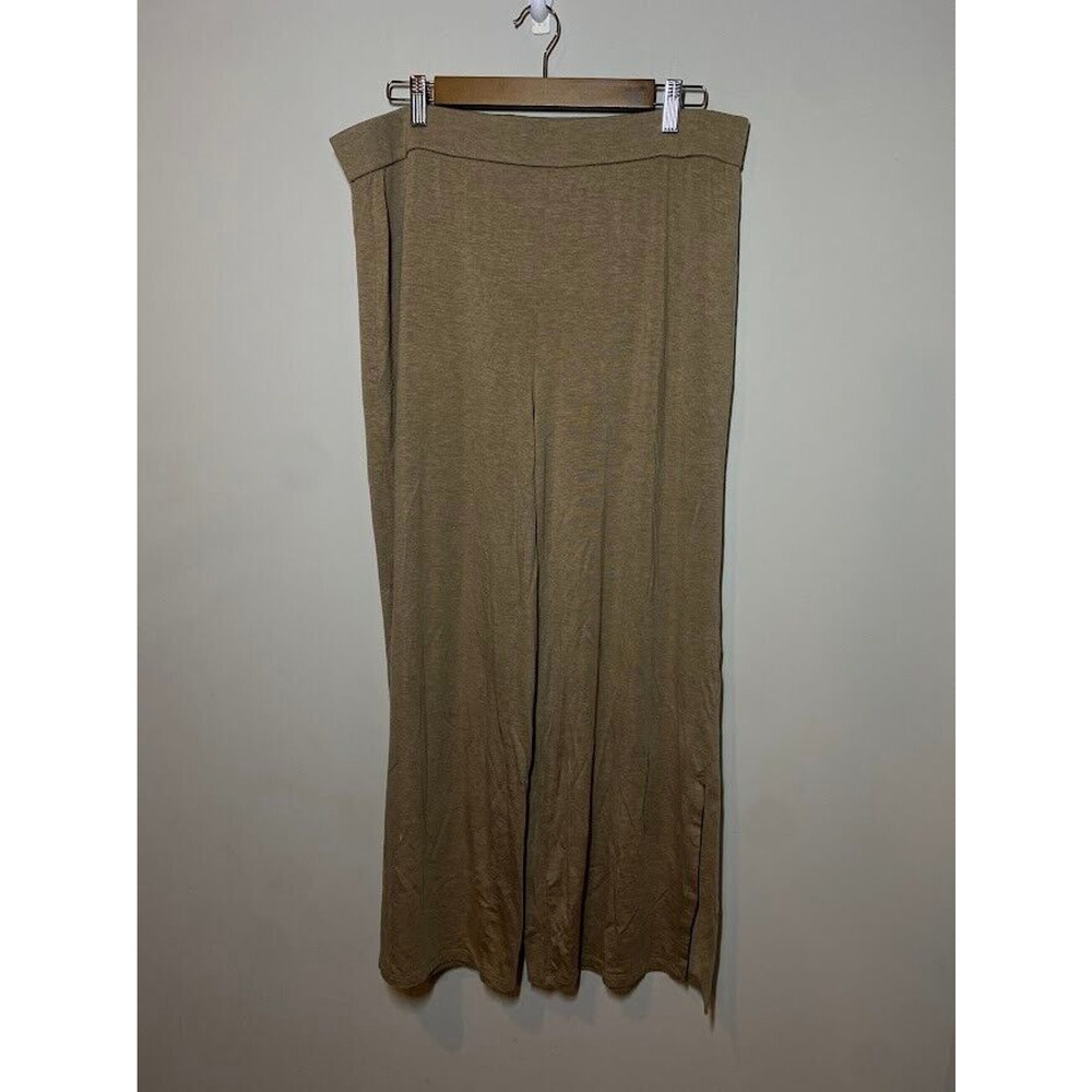 Eileen Fisher Tan Ankle Crop Pants